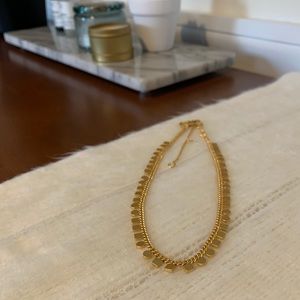 Madewell Mini Geochain Geometric Delicate Gold Choker